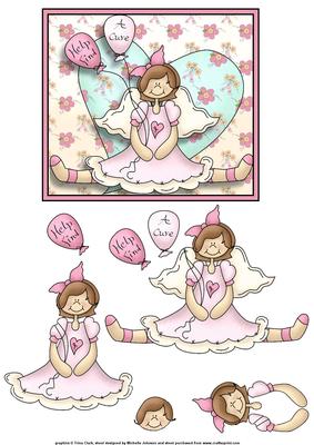 Find a Cure Cancer Angel Step by Step Topper