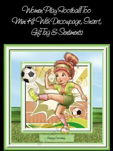 Women Play Football Too Mini Kit (Multi-Use)