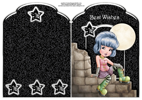 Gothica 1 Scalloped Top Quick Card