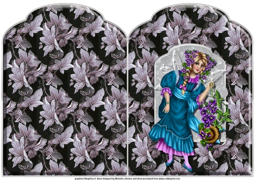 Garden Fairy Scalloped Top Quick Card