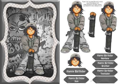 Ryder Cole Skateboarder Card Front 2
