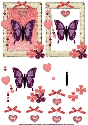Butterfly Love Step by Step Topper