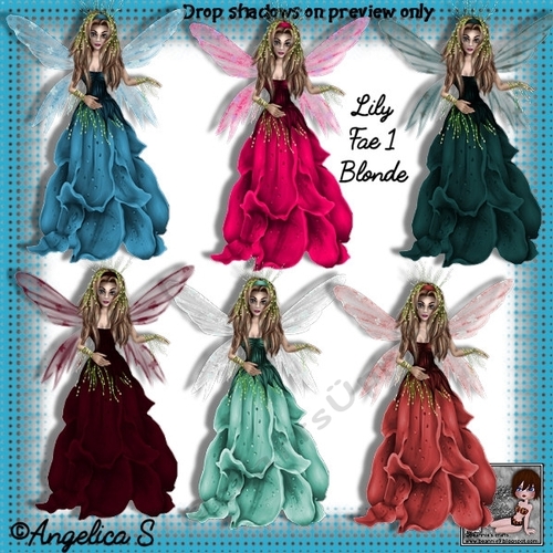 6 Lily Fae 1 Blonde clipart