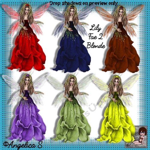 6 Lily Fae 2 Blonde clipart