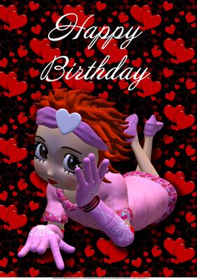 A4 Birthday Betsy Card