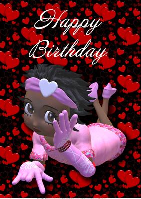 A4 Birthday Betsy Card