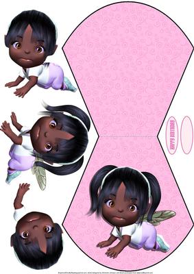 Baby Fairy Girl Wobble Card 2