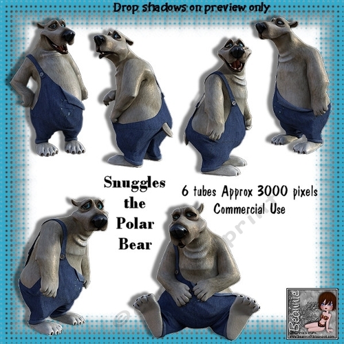 6 Snuggles The Polar Bear Posers