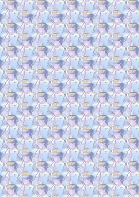 Cute Aliens with Butterfly Vellum