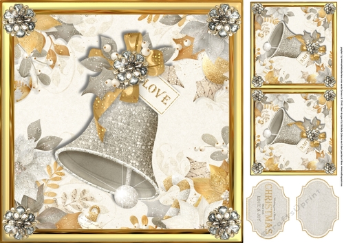 8x8 Glorious Love Bell Topper