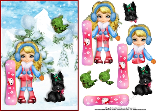 snowboarding Card Front 1