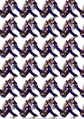 British Rollerblade Girl Background