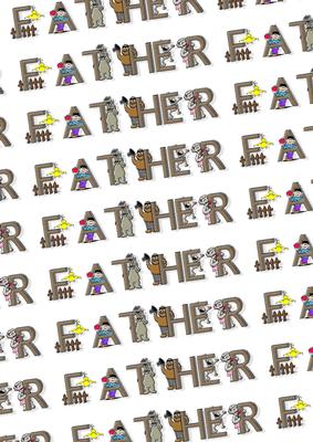 Father Sesame Street Style Background