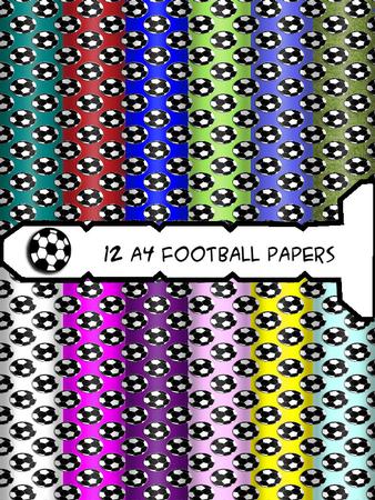 12 A4 Football Papers for Boys and Girls