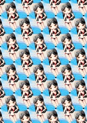 Summer Birthday Babe Background