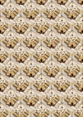 Coffee and Cream Flower Background