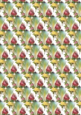 Victorian Vintage Bouquet Background