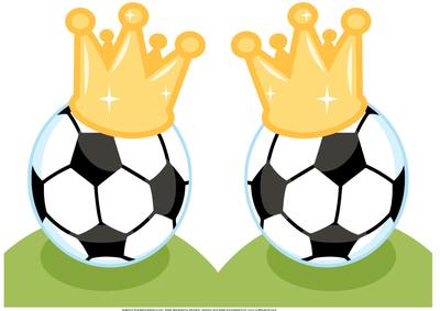 Football Crown Quick Shaped Card