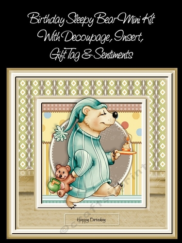 Birthday Sleepy Bear Mini Kit