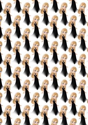 Princess Black Dress Background