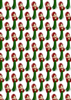 Princess Green Dress Background