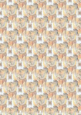 Vintage Can Can Dancer Vellum