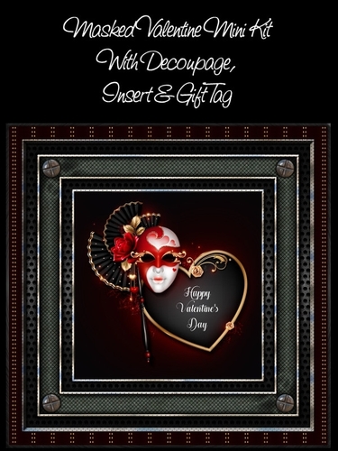 Masked Valentine Mini Kit