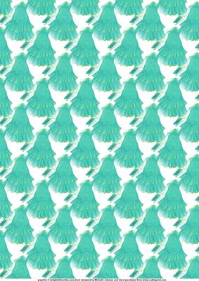 Green Party Dress Background