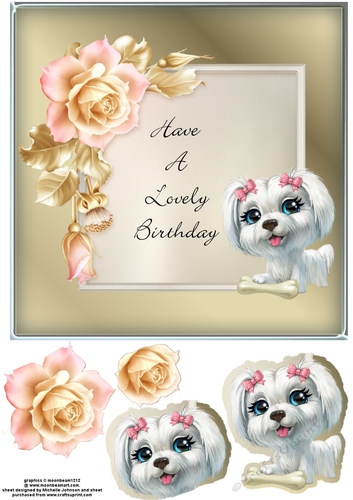 Lovely Birthday Dog Card 6