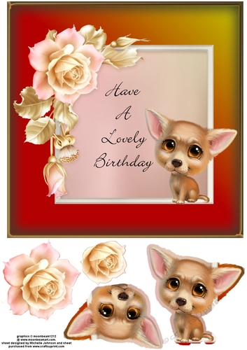 Lovely Birthday Dog Card 7