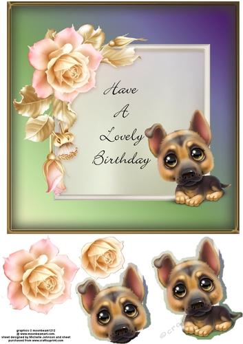 Lovely Birthday Dog Card 8