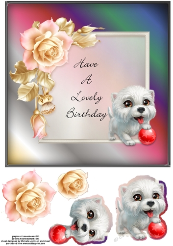 Lovely Birthday Dog Card 10