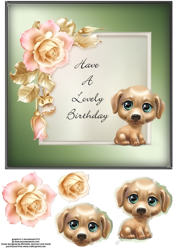 Lovely Birthday Dog Card 11