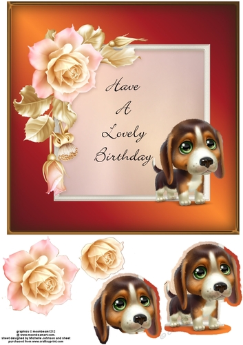 Lovely Birthday Dog Card 13