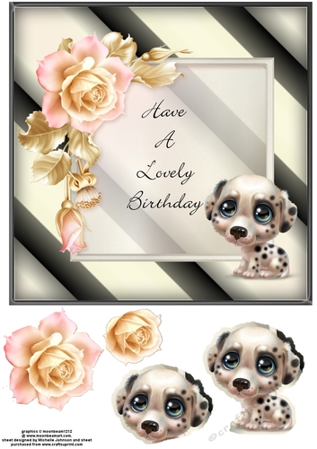 Lovely Birthday Dog Card 14
