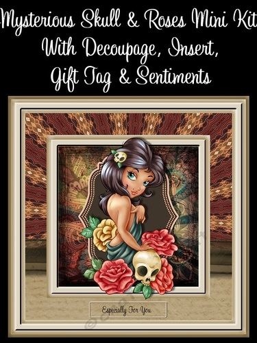 Mysterious Skull And Roses Mini Kit