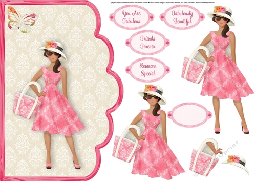 Simply Chic Scallope Edge Curve Card 1