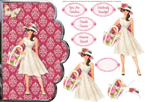 Simply Chic Scallope Edge Curve Card 2