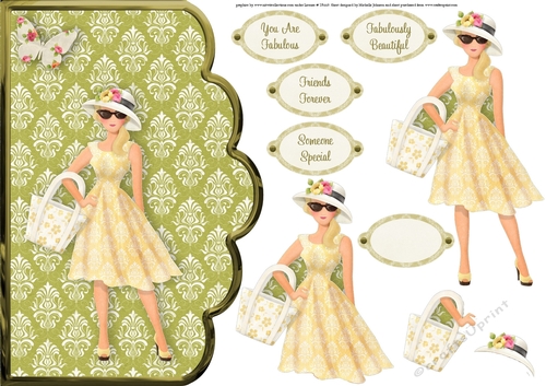 Simply Chic Scallope Edge Curve Card 4