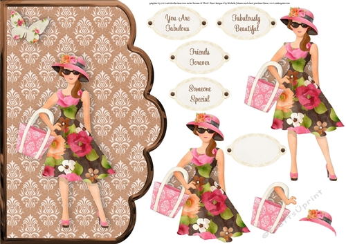 Simply Chic Scallope Edge Curve Card 5