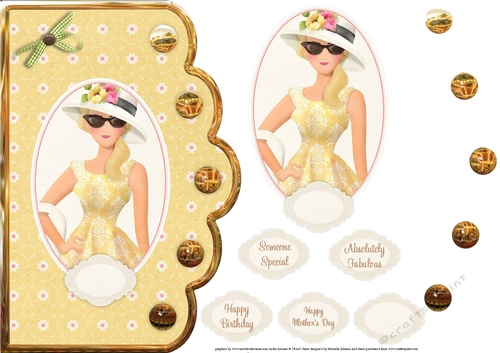 Absolutely Fabulous Scallope Edge Curve Card 2