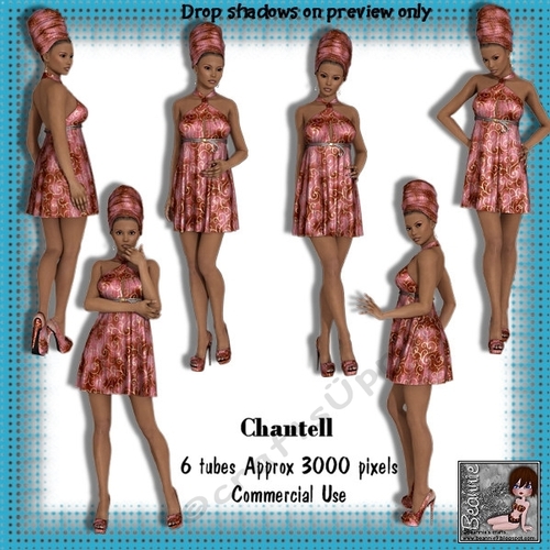 6 Chantell Poser Tubes
