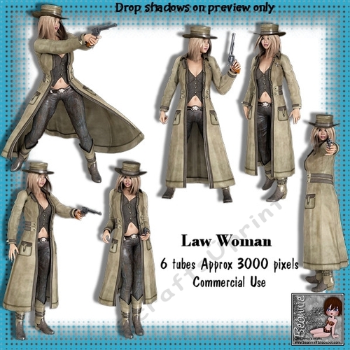 6 Law Woman Poser Tubes