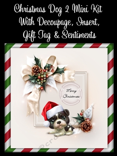Christmas Dog 2 8x8 Mini Kit