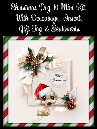 Christmas Dog 10 8x8 Mini Kit