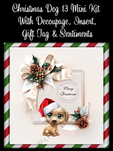 Christmas Dog 13 8x8 Mini Kit