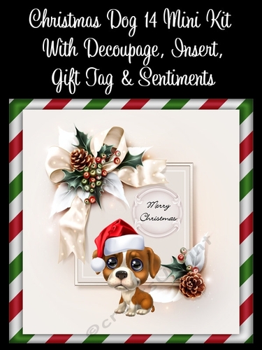 Christmas Dog 14 8x8 Mini Kit