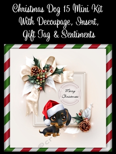Christmas Dog 15 8x8 Mini Kit