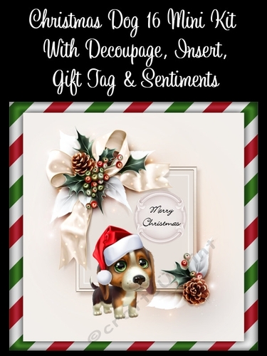 Christmas Dog 16 8x8 Mini Kit