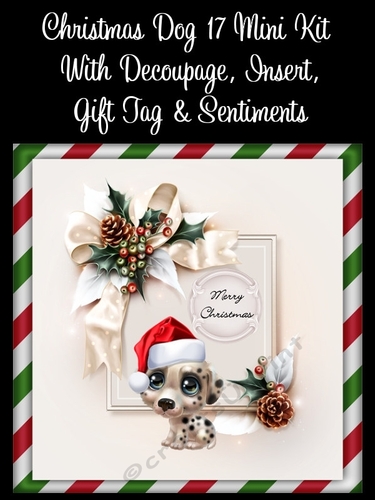 Christmas Dog 17 8x8 Mini Kit